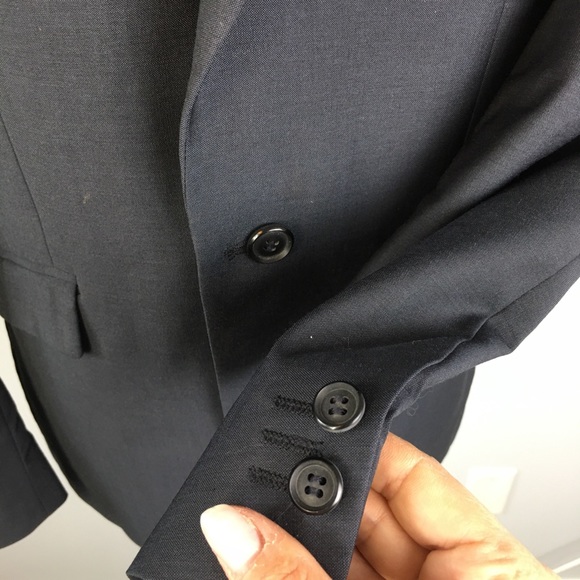 TIGER OF SWEDEN Classic Navy Blazer 100% Wool 48 - Picture 2 of 13